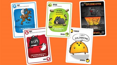 Exploding Kittens: A Game Filled With Explosions and Adorable Feline Mayhem!